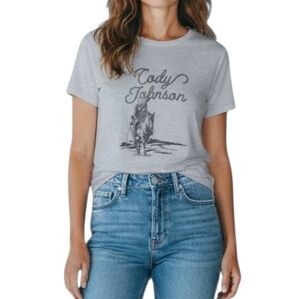 COJO Nation: Women's Cody Johnson Graphic T-Shirt - Gray Medium